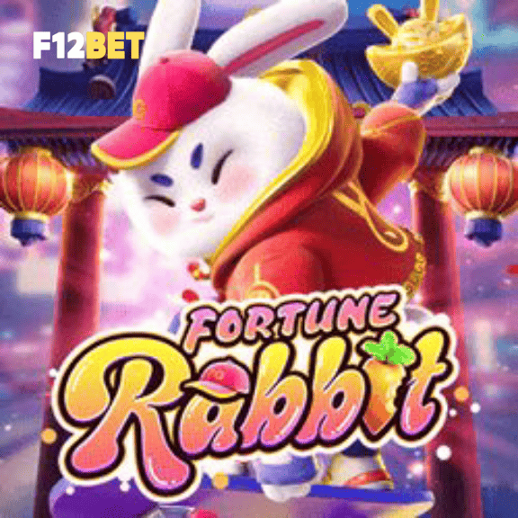 Interface de jogos na F12BET incluindo Fortune Rabbit